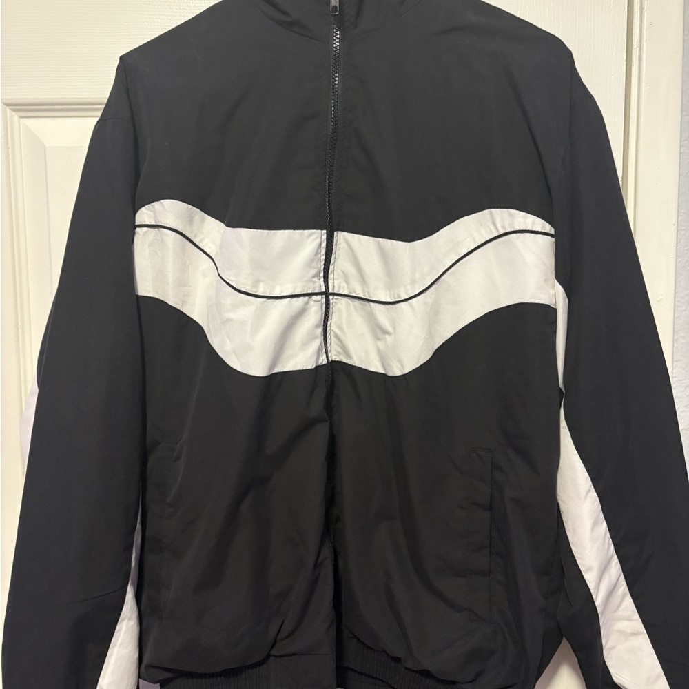 Black and white VOS windbreaker jacket #windbreaker